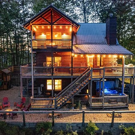 Cherry Log Summit Cabin By Bk Stays - Family Friendly - Playground - Game Room - Jacuzzi - Amazing Mountain Views Exterior foto