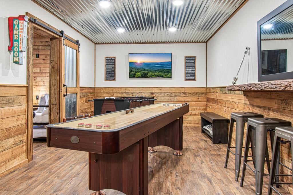 Cherry Log Summit Cabin By Bk Stays - Family Friendly - Playground - Game Room - Jacuzzi - Amazing Mountain Views Exterior foto