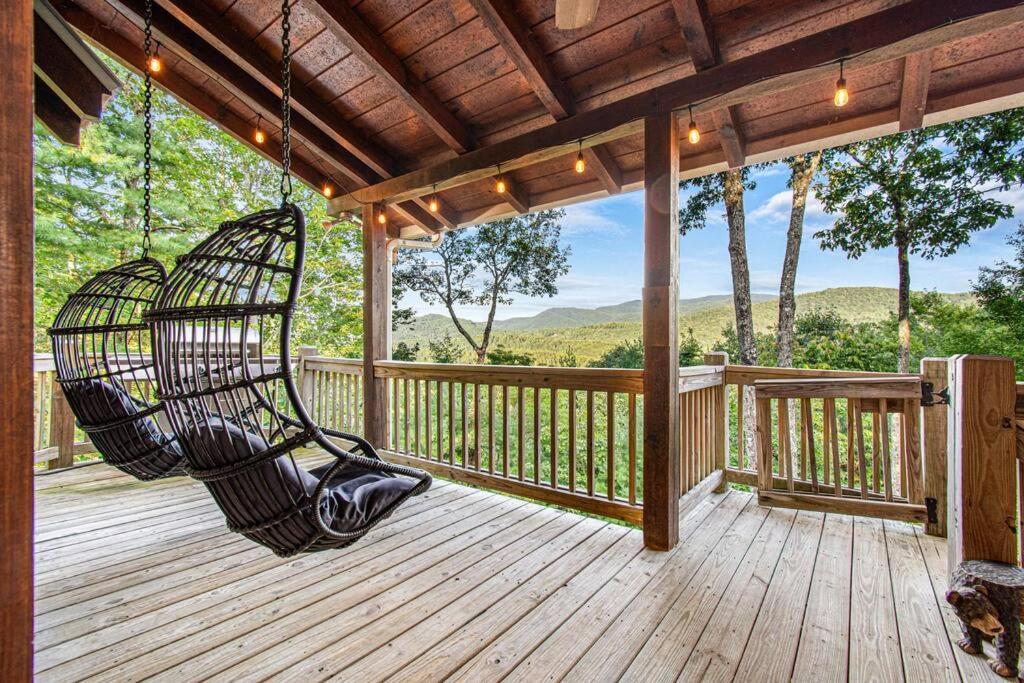 Cherry Log Summit Cabin By Bk Stays - Family Friendly - Playground - Game Room - Jacuzzi - Amazing Mountain Views Exterior foto